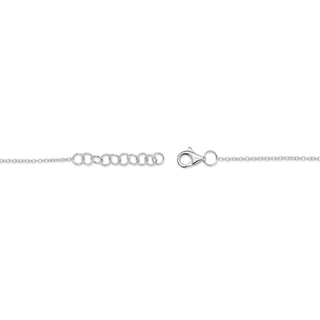 White Gold Crown Set Diamond Bracelet by Shy Creation