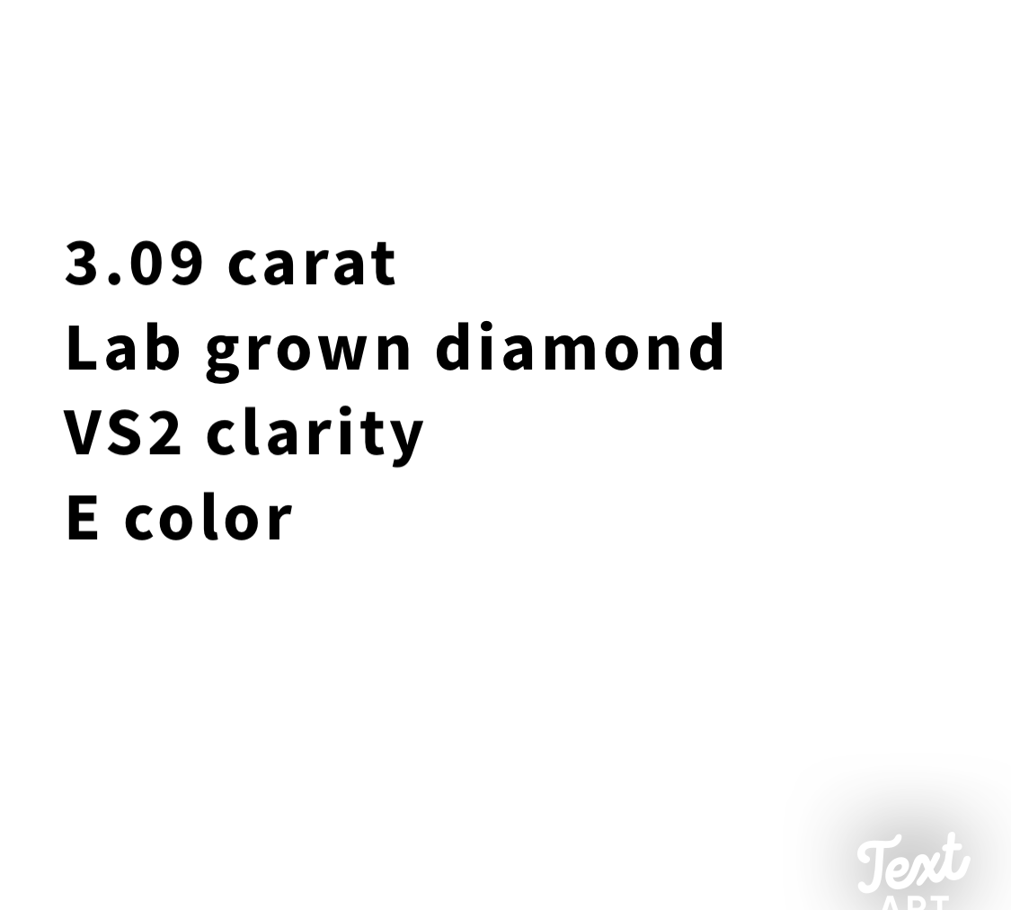 3.09CT Pear Lab Grown Diamond
