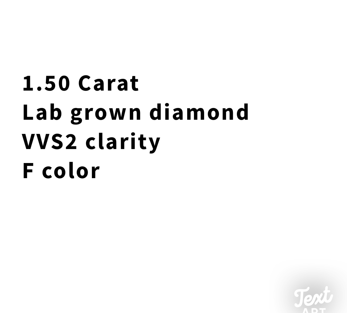 1.50CT Round Brilliant Lab Grown Diamond