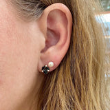 Spinel & Lab Grown Diamond Earrings