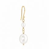 *Limited Edition* Double Oval Pearl Drop Earrings