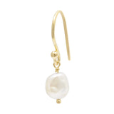 Freshwater Pearl Nugget Earrings by Anne Sportun