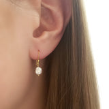 Freshwater Pearl Nugget Earrings by Anne Sportun