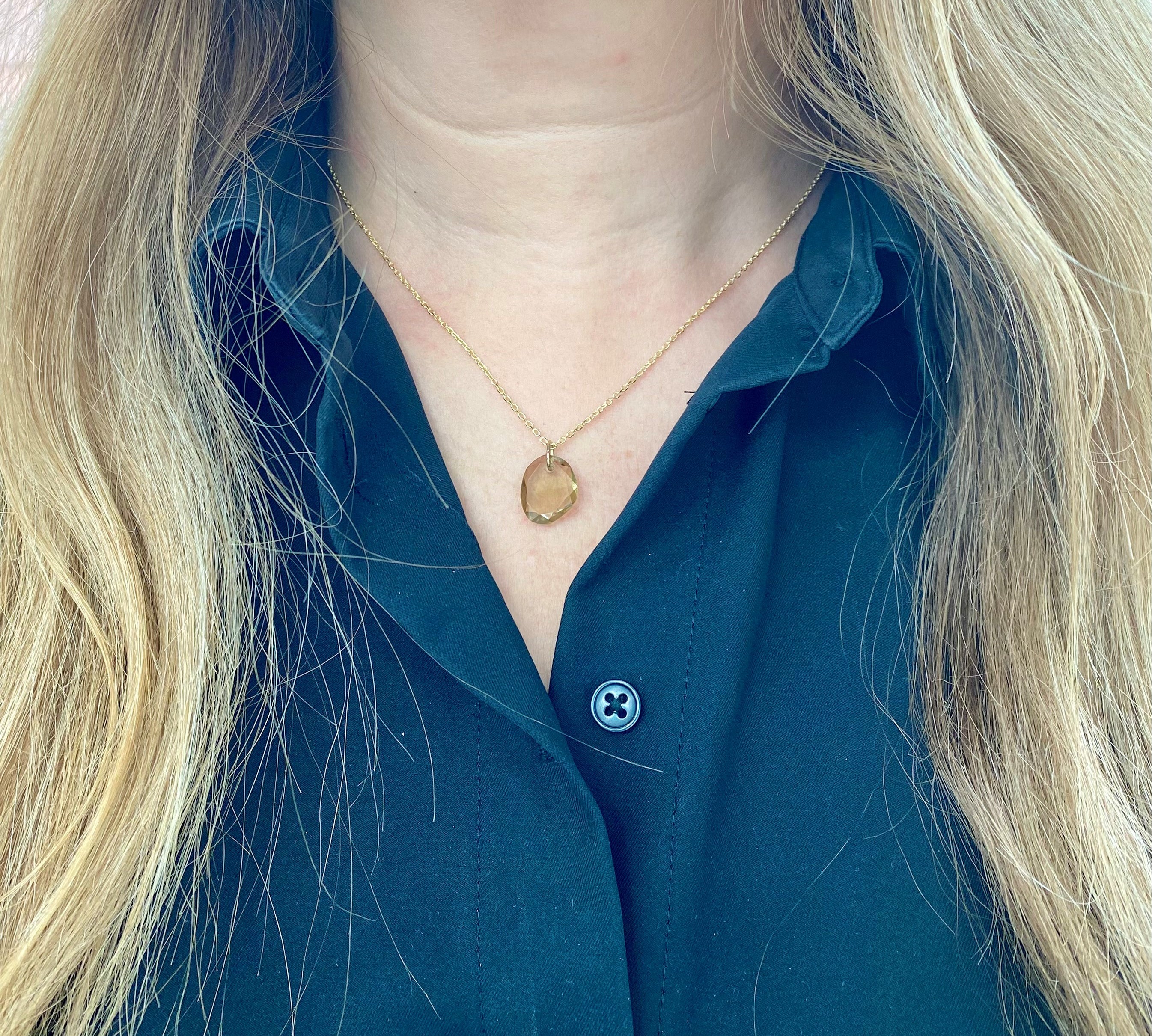Smoky Topaz Pendant