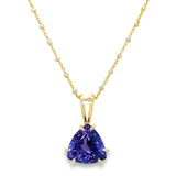 Trillion Tanzanite Necklace