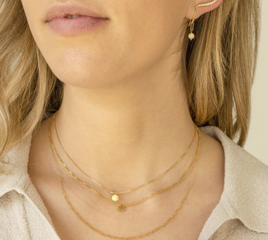 Delicate Opal Necklace