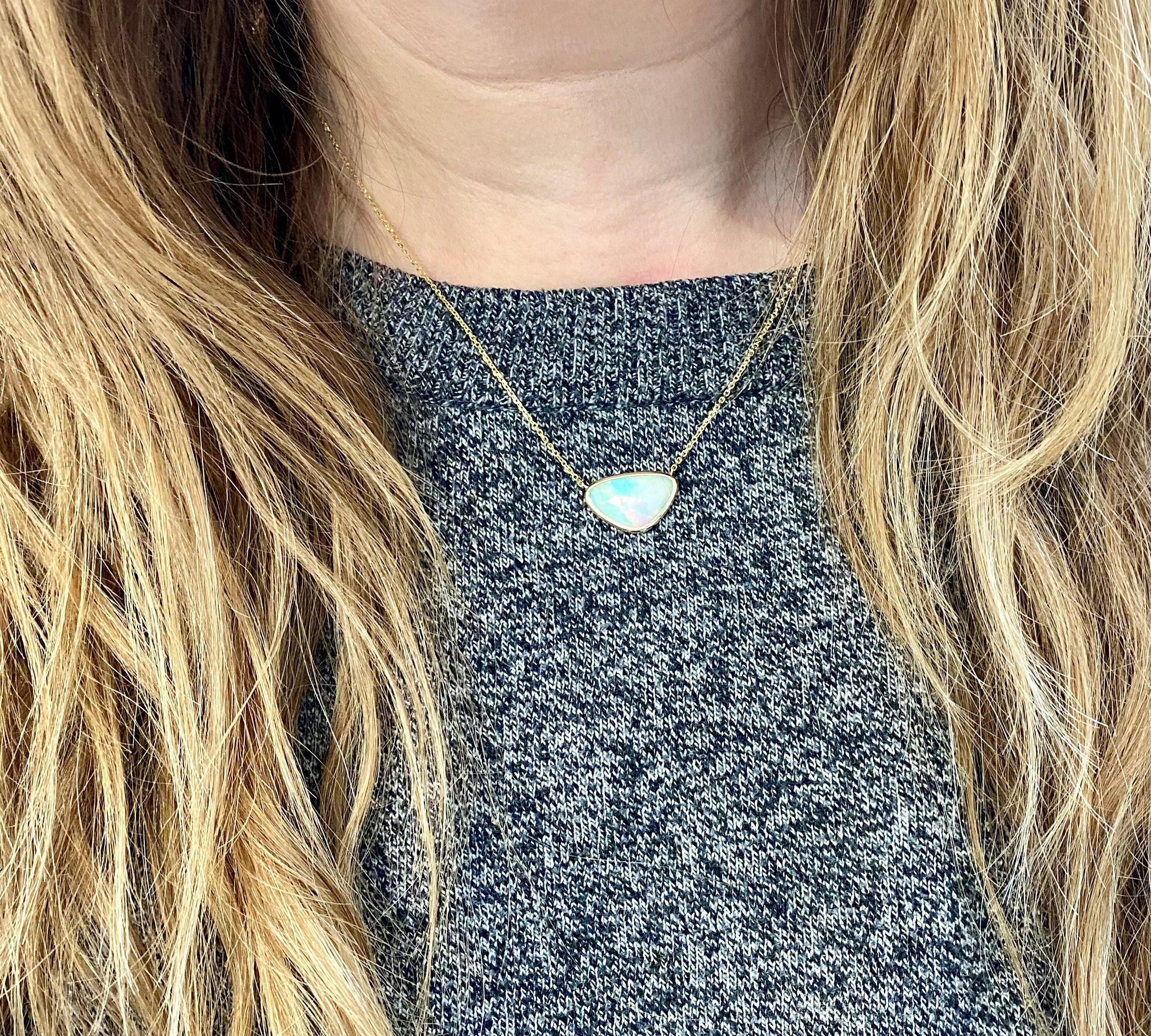 Handmade Opal Necklace