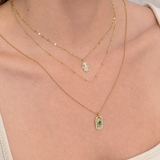 Diamond & Emerald Dog Tag by Shy Creation