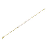 Pearl Paperclip Bracelet by Shy Creation