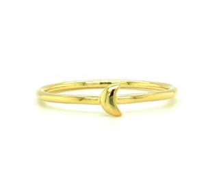 Stackable Dainty Moon Ring