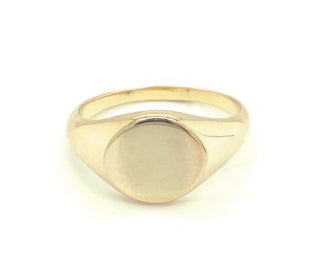 Round Signet Ring