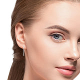 Sterling Silver Dainty Textured Hoops