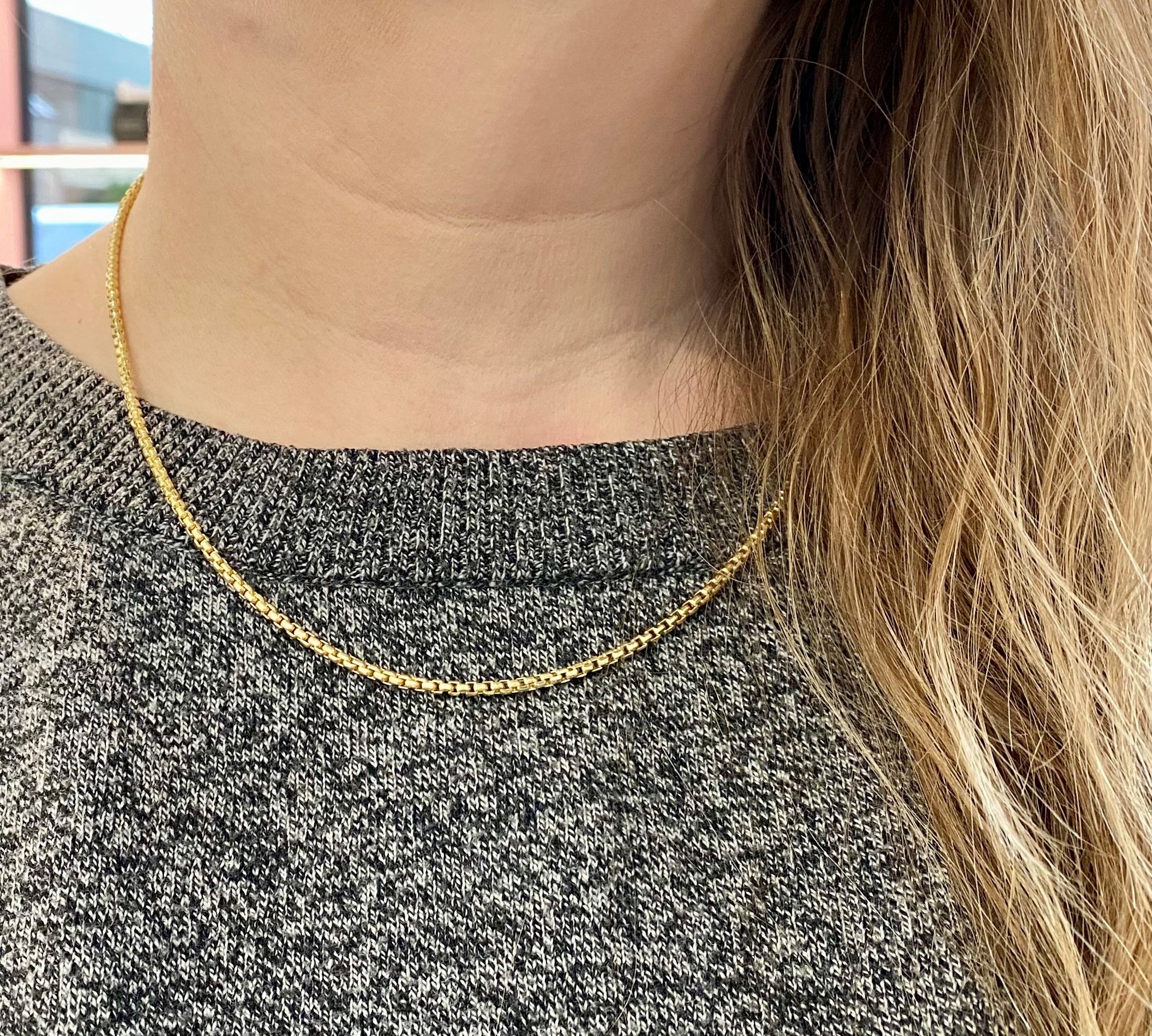 20 Inch Round Box Chain