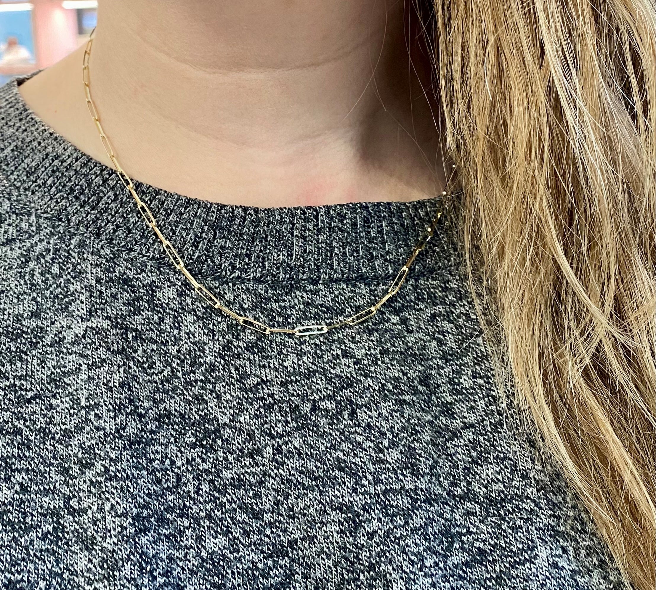 20 Inch Paperclip Chain