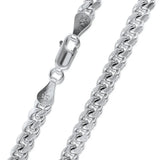 24 Inch Sterling Silver Miami Cuban Chain