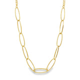 18K Yellow Gold Plated Link Necklace