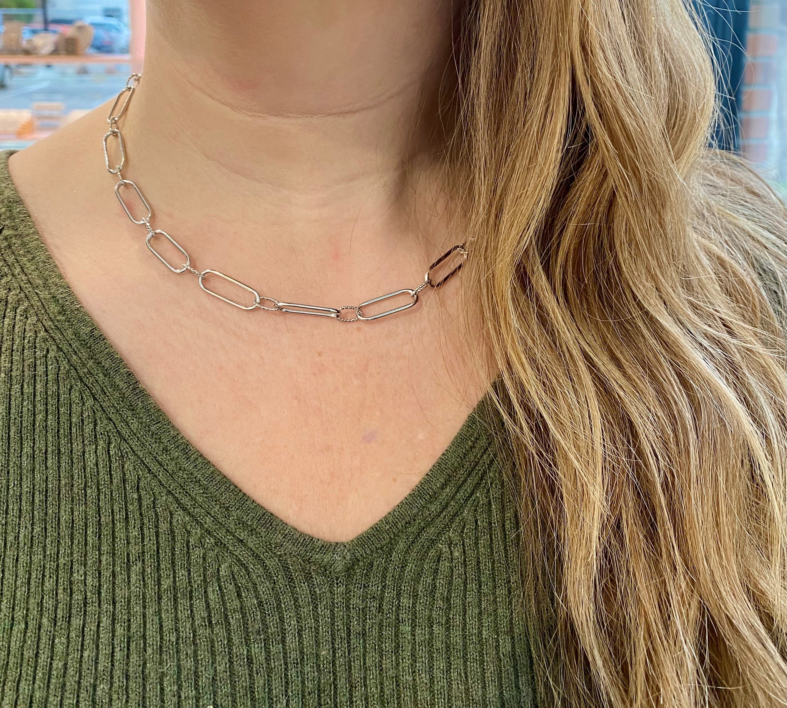 Sterling Silver Oversized Link Chain