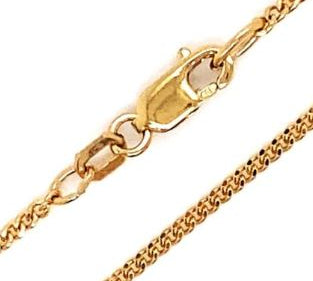 18 Inch Gourmette Chain