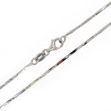 20 Inch White Scalena Chain