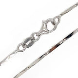 20 Inch White Scalena Chain