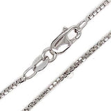 16 Inch White Box Chain