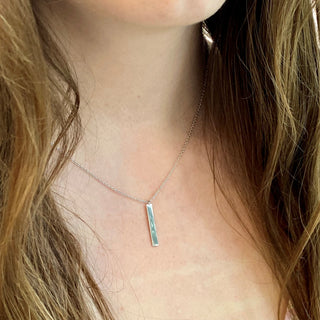 Birks Essentials | Silver Vertical Bar Necklace