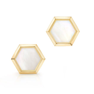 Mother of Pearl Bee Chic Studs