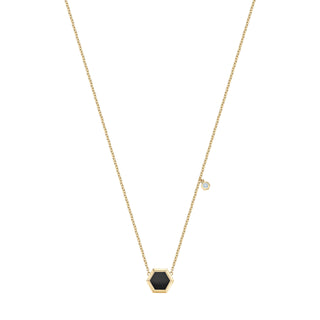Bee Chic Onyx Necklace