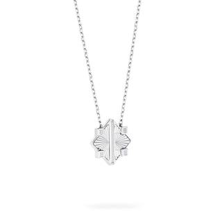 Guilloché Sterling Silver Pendant