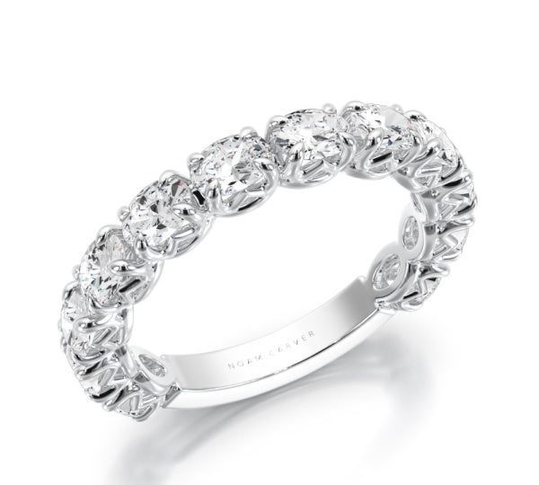 MADE TO ORDER - Glow Oval Diamond Band