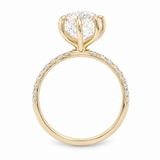 Uncut Lab Grown Diamond Ring