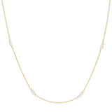 Luna' Freshwater Pearl Station Necklace
