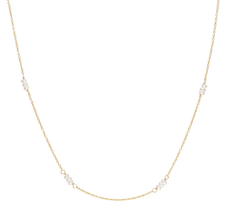 Luna' Freshwater Pearl Station Necklace