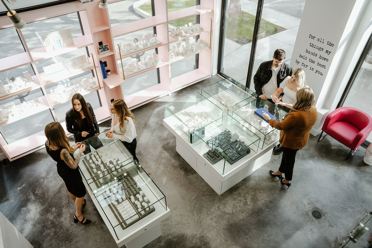Inside the Perrara showroom in Kelowna
