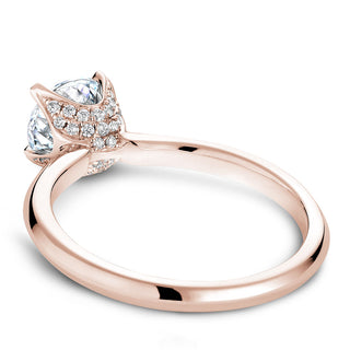Pave Prongs Diamond Ring Setting by Noam Carver