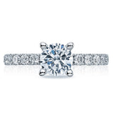 Clean Crescent Ring Setting