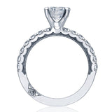 Clean Crescent Ring Setting