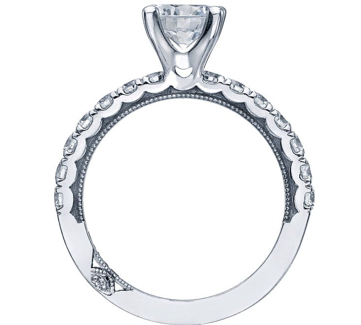 Clean Crescent Ring Setting