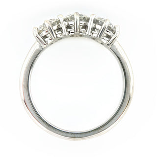 1.61TCW Three Stone Diamond Ring