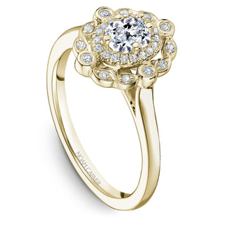 Diamond Halo Ring by Noam Carver