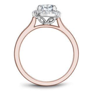 Pink Gold Ring Setting by Noam Carver