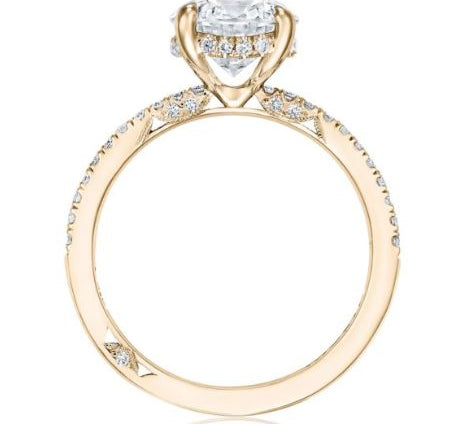 Simply Rose Gold Tacori Diamond Ring Setting