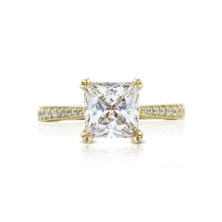 RoyalT Princess Cut Diamond Ring Setting