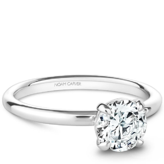 Slim Solitaire Ring Setting by Noam Carver