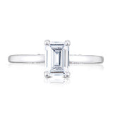Simply Tacori Emerald Cut Ring Setting