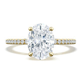 Simply Tacori Oval Center Diamond Ring Setting