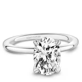 Platinum Solitaire Ring Setting by Noam Carver