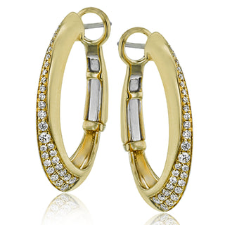 Diamond Hoop Earrings by Simon G