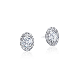 Oval Bloom Diamond Earrings by Tacori