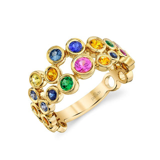 Sapphire & Tsavorite Ring by Parade Designs